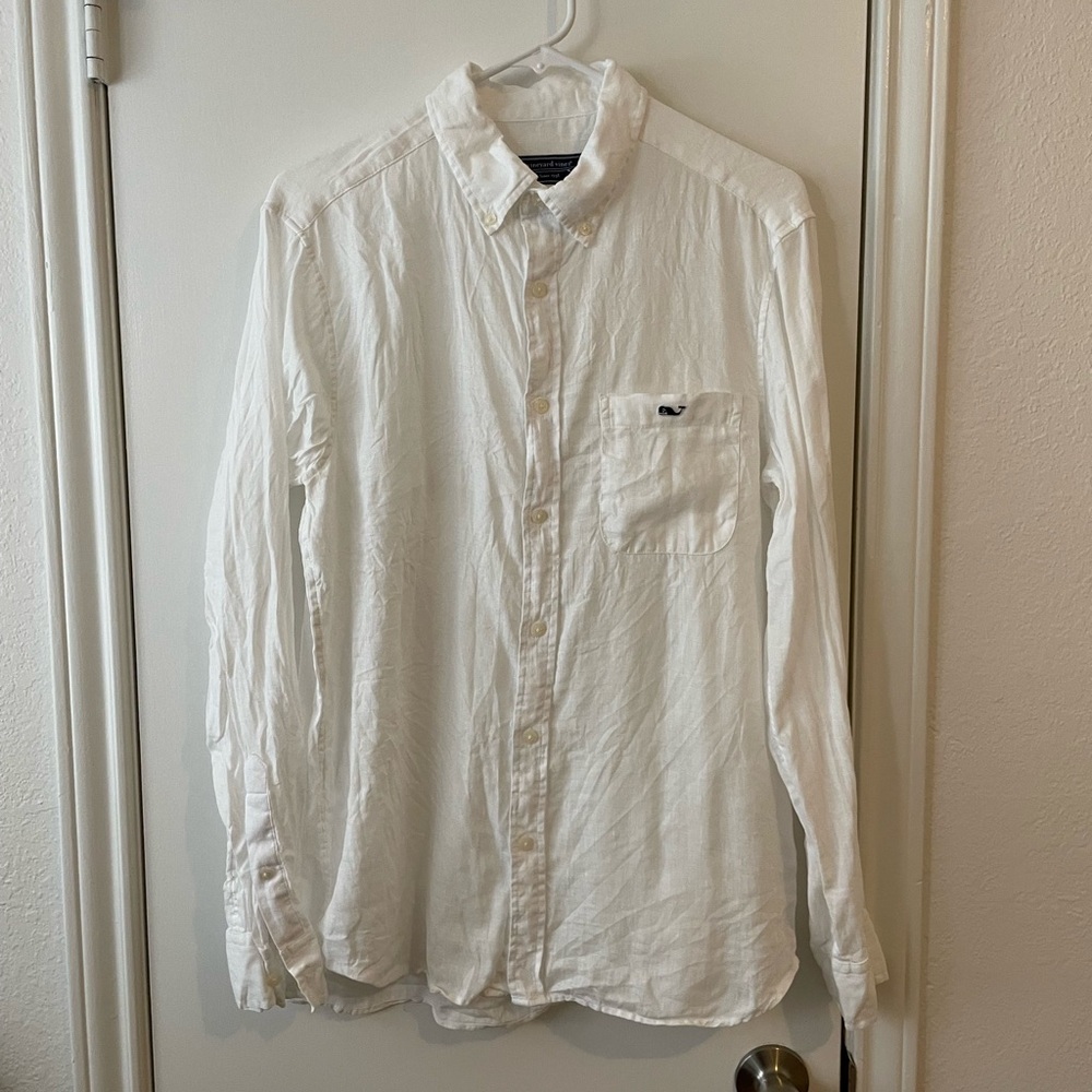 Vineyard Vines Linen Button Up